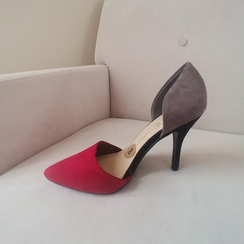 Chinese Laundry Two-Tone Suede Pumps
